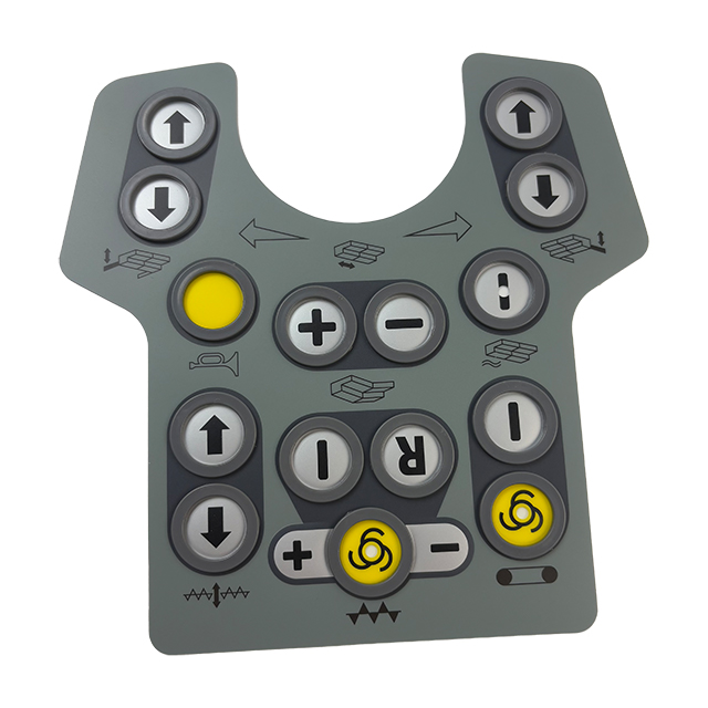Asphalt Paver Control Panel Film Sticker