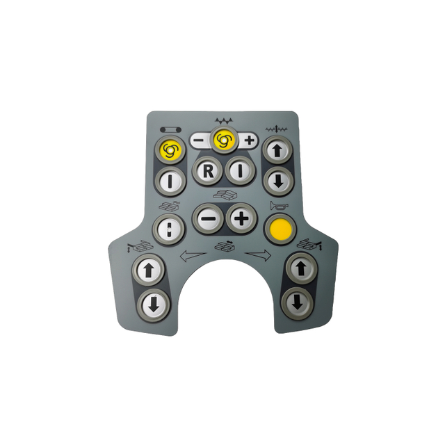 Asphalt Paver Control Panel Film Sticker